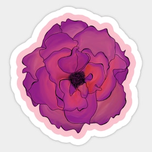 Pink Rose Sticker